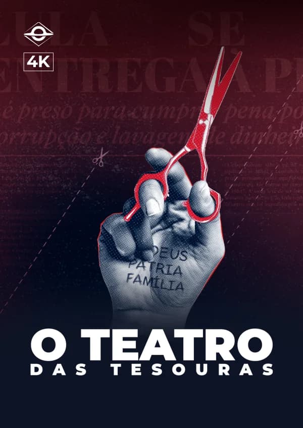 Poster do documentário Teatro das Tesouras